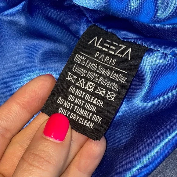 Aleeza Paris 100% Lamb Suede Leather - Picture 12 of 17